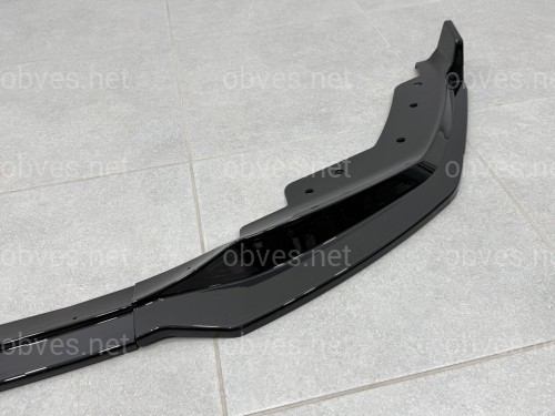 Накладка переднего бампера M-Performance BMW 3 series G20 G21 2018-2022 ABS пластик, цвет черный глянец Накладка переднего бампера M-Performance BMW 3 series G20 G21 2018-2022 ABS пластик, цвет черный глянец