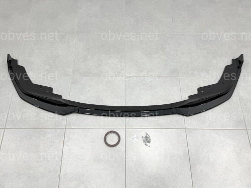 Накладка переднего бампера M-Performance BMW 3 series G20 G21 2018-2022 ABS пластик, цвет черный глянец Накладка переднего бампера M-Performance BMW 3 series G20 G21 2018-2022 ABS пластик, цвет черный глянец