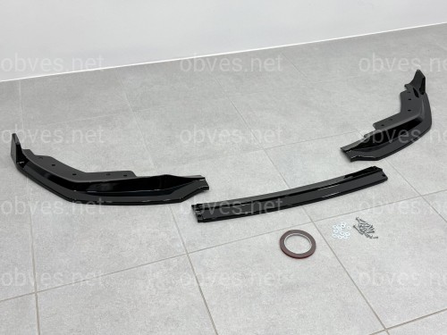 Накладка переднего бампера M-Performance BMW 3 series G20 G21 2018-2022 ABS пластик, цвет черный глянец Накладка переднего бампера M-Performance BMW 3 series G20 G21 2018-2022 ABS пластик, цвет черный глянец