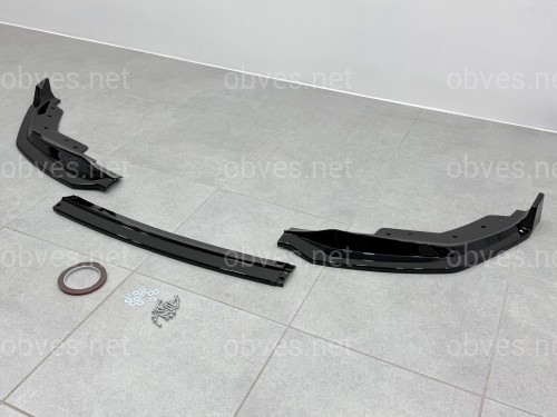 Накладка переднего бампера M-Performance BMW 3 series G20 G21 2018-2022 ABS пластик, цвет черный глянец Накладка переднего бампера M-Performance BMW 3 series G20 G21 2018-2022 ABS пластик, цвет черный глянец