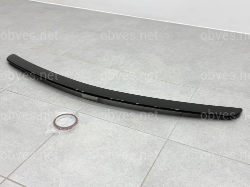 Спойлер лип багажника Mercedes-Benz C-class W204 2007-2014 ABS пластик, цвет черный глянец
