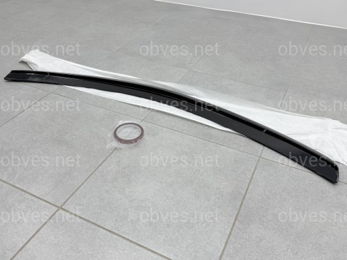 Спойлер лип багажника Mercedes-Benz C-class W204 2007-2014 ABS пластик, цвет черный глянец