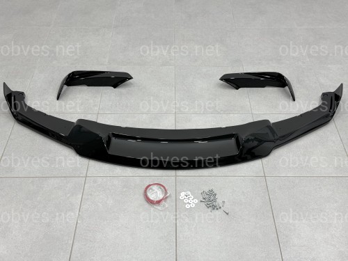 Юбка переднего бампера M-Performance MAD F30 F31 2012-2018, цвет черный глянец Юбка переднего бампера M-Performance MAD F30 F31 2012-2018, цвет черный глянец