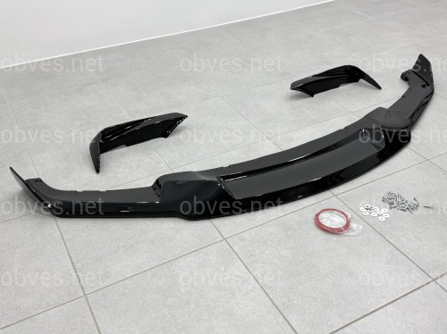 Юбка переднего бампера M-Performance MAD F30 F31 2012-2018, цвет черный глянец Юбка переднего бампера M-Performance MAD F30 F31 2012-2018, цвет черный глянец