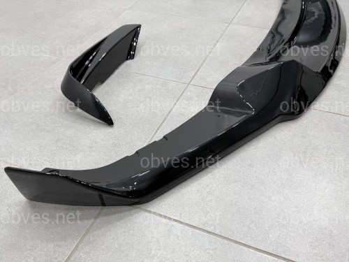 Юбка переднего бампера M-Performance MAD F30 F31 2012-2018, цвет черный глянец Юбка переднего бампера M-Performance MAD F30 F31 2012-2018, цвет черный глянец