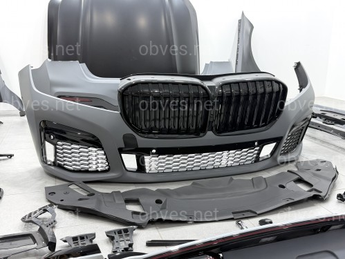 Комплект обвеса рестайлинг M760 BLACK LCI 2019+ для BMW 7 series G12 2015-2019