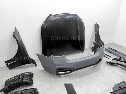 Комплект обвеса рестайлинг M760 BLACK LCI 2019+ для BMW 7 series G12 2015-2019