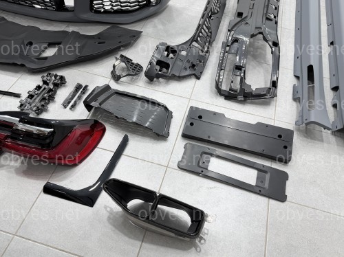 Комплект обвеса рестайлинг M760 BLACK LCI 2019+ для BMW 7 series G12 2015-2019