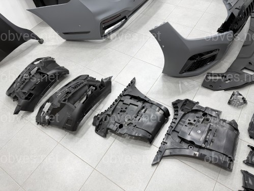 Комплект обвеса рестайлинг M760 BLACK LCI 2019+ для BMW 7 series G12 2015-2019