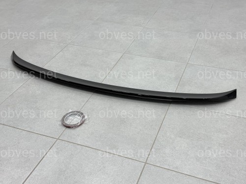 Спойлер под стекло (нижний) BMW X5 F15 2013-2018 ABS пластик цвет, черный глянец