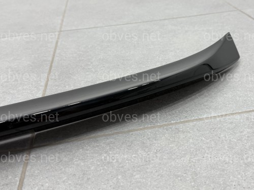 Спойлер под стекло (нижний) BMW X5 F15 2013-2018 ABS пластик цвет, черный глянец