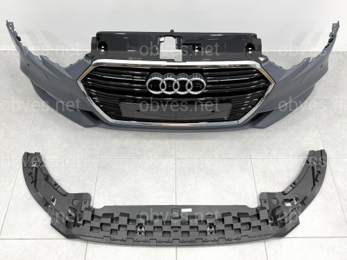 Бампер передний в сборе S-Line для Audi A3 2017-2020 Бампер передний в сборе S-Line для Audi A3 2017-2020
