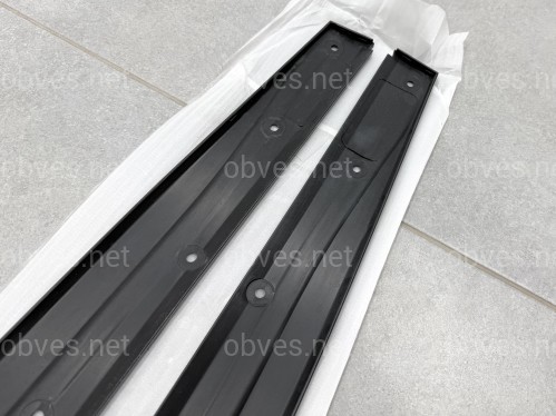 Лезвия под пороги M Paket для BMW 4 series F32 F33 2013-2020 ABS пластик, цвет черный глянец