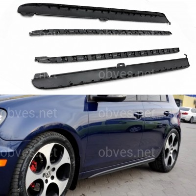 Накладки на пороги GTI для Volkswagen Golf 6 2008-2013
