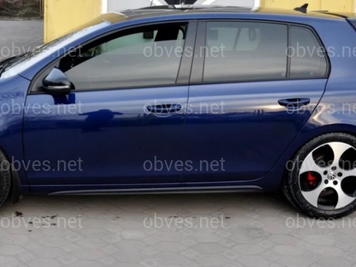Накладки на пороги GTI для Volkswagen Golf 6 2008-2013