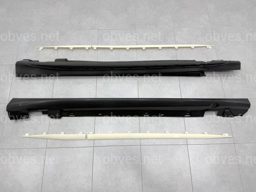 Пороги AMG Mercedes C-class W206 2021-, комплект 2шт. Пороги AMG Mercedes C-class W206 2021-, комплект 2шт.
