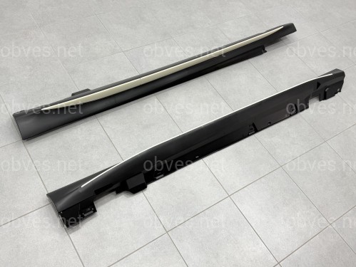 Пороги AMG Mercedes C-class W206 2021-, комплект 2шт. Пороги AMG Mercedes C-class W206 2021-, комплект 2шт.
