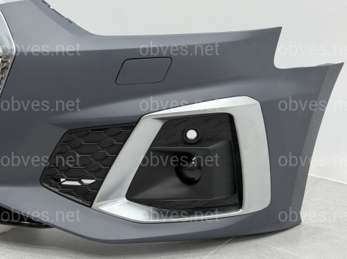 Бампер передний в сборе S-Line CHROME для Audi A5 B9 2020+ Бампер передний в сборе S-Line CHROME для Audi A5 B9 2020+