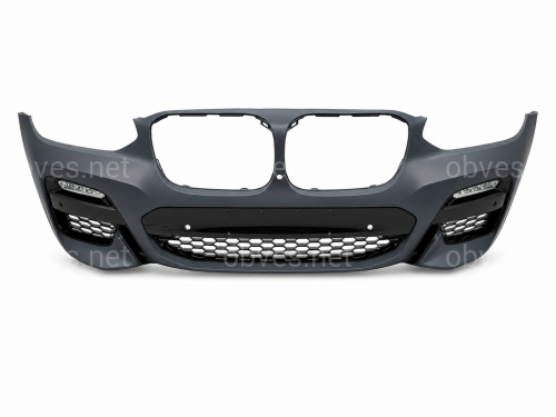 Передний бампер M Paket с туманками BMW X3 G01 / X4 G02 2018-2021 Передний бампер M Paket с туманками BMW X3 G01 / X4 G02 2018-2021