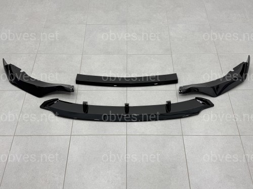Юбка переднего бампера Paradigma BMW X5 G05 2018-2022 черный глянец Юбка переднего бампера Paradigma BMW X5 G05 2018-2022 черный глянец