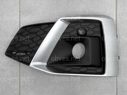 Решетка бампера ЛЕВАЯ S-Line 8W6807681T3Q7 для Audi A5 B9 2020-2025