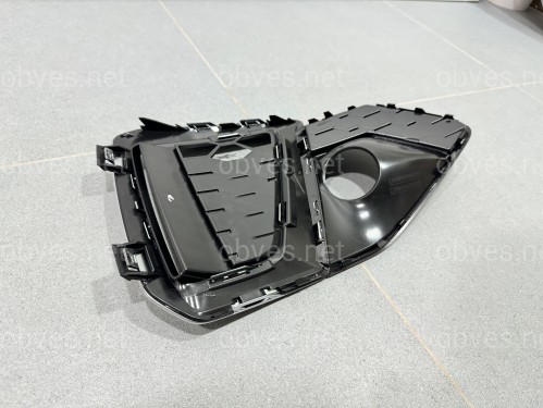 Левая накладка переднего бампера хром 8WD 807 681 M для Audi A4 B9 РЕСТАЙЛИНГ 2020-2023 Левая накладка переднего бампера хром 8WD 807 681 M для Audi A4 B9 РЕСТАЙЛИНГ 2020-2023