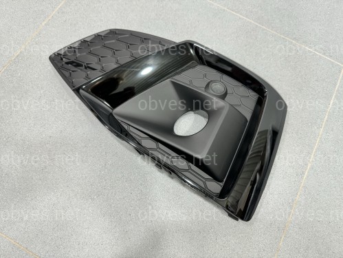 Решетка бампера ЛЕВАЯ S-Line Black 8W6807681TT94 для Audi A5 B9 2020-2025
