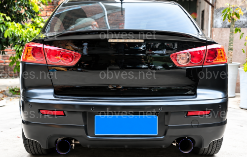 Спойлер лип багажника Lancer X 2007-2015 ABS пластик, цвет черный глянец Спойлер лип багажника Lancer X 2007-2015 ABS пластик, цвет черный глянец