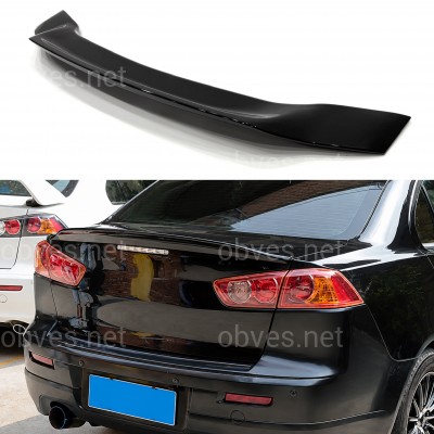 Спойлер лип багажника Lancer X 2007-2015 ABS пластик, цвет черный глянец Спойлер лип багажника Lancer X 2007-2015 ABS пластик, цвет черный глянец
