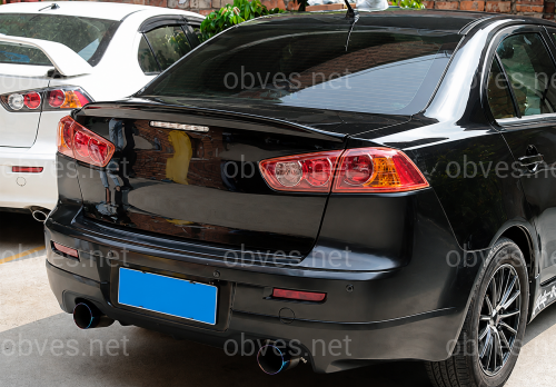 Спойлер лип багажника Lancer X 2007-2015 ABS пластик, цвет черный глянец Спойлер лип багажника Lancer X 2007-2015 ABS пластик, цвет черный глянец