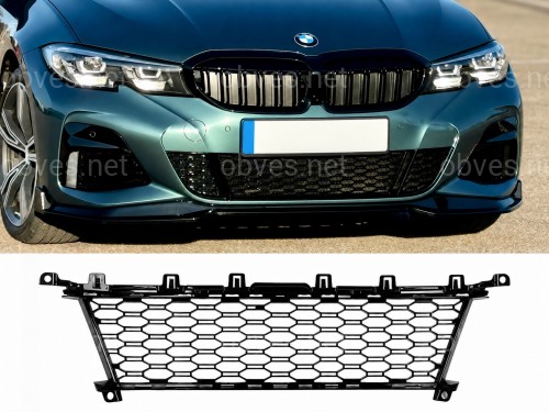 Решетка переднего бампера (средняя) - M Paket - BMW 3 (G20/G21) 2018-2022 51118075642