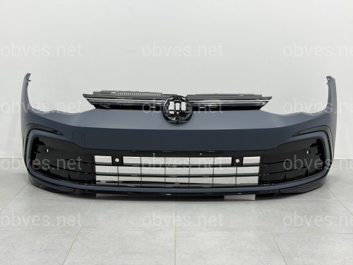 Передний бампер R LINE Volkswagen Golf 8 2021- Передний бампер R LINE Volkswagen Golf 8 2021-