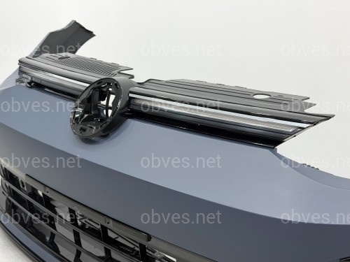 Передний бампер R LINE Volkswagen Golf 8 2021- Передний бампер R LINE Volkswagen Golf 8 2021-