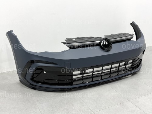 Передний бампер R LINE Volkswagen Golf 8 2021- Передний бампер R LINE Volkswagen Golf 8 2021-