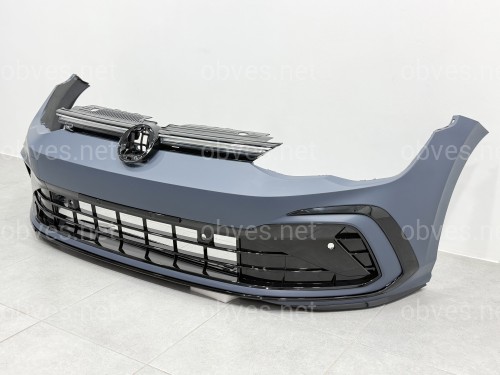 Передний бампер R LINE Volkswagen Golf 8 2021- Передний бампер R LINE Volkswagen Golf 8 2021-