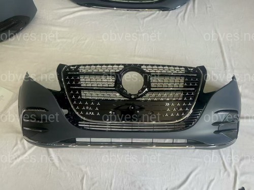 Бампер передний AMG CHROME 2024+ Mercedes V Class Vito Metris W447 2014- Бампер передний AMG CHROME 2024+ Mercedes V Class Vito Metris W447 2014-