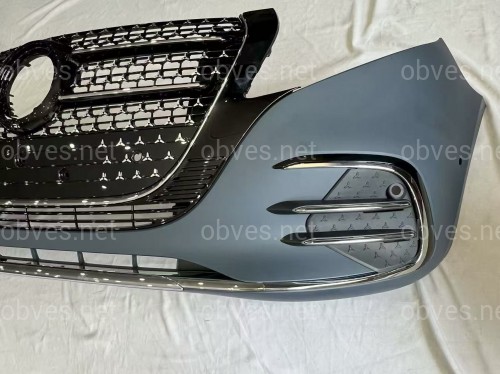 Бампер передний AMG CHROME 2024+ Mercedes V Class Vito Metris W447 2014- Бампер передний AMG CHROME 2024+ Mercedes V Class Vito Metris W447 2014-