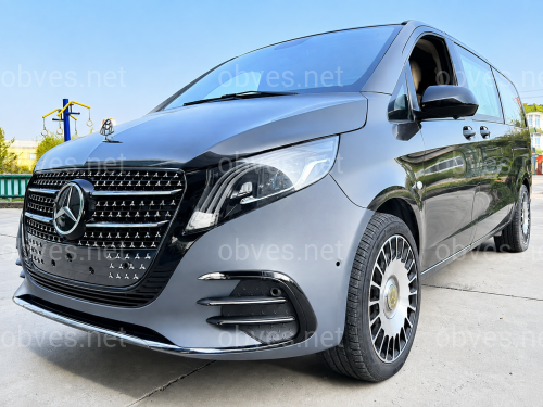 Бампер передний AMG BLACK 2024+ Mercedes V Class Vito Metris W447 2014- Бампер передний AMG BLACK 2024+ Mercedes V Class Vito Metris W447 2014-