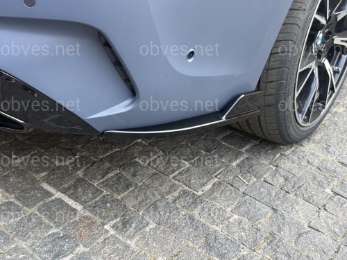 Лезвия уголки заднего бампера M-Performance BMW 3 series G20 2018-2022, 2шт. черный глянец Лезвия уголки заднего бампера M-Performance BMW 3 series G20 2018-2022, 2шт. черный глянец
