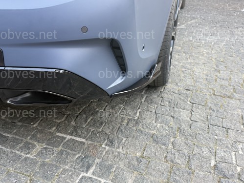 Лезвия уголки заднего бампера M-Performance BMW 3 series G20 2018-2022, 2шт. черный глянец Лезвия уголки заднего бампера M-Performance BMW 3 series G20 2018-2022, 2шт. черный глянец