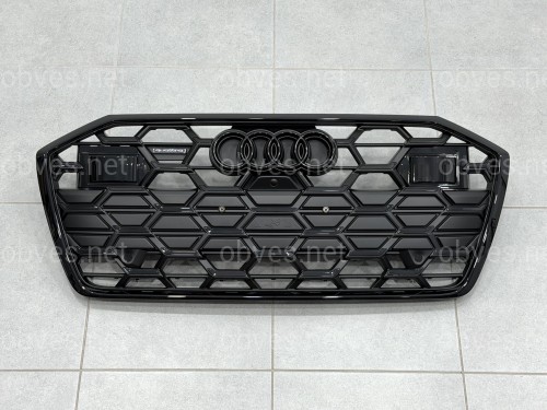 Решетка бампера S-line 2022+ BLACK 4K0853651T 3FZ для Audi A6 C8 2018+ Решетка бампера S-line 2022+ BLACK 4K0853651T 3FZ для Audi A6 C8 2018+
