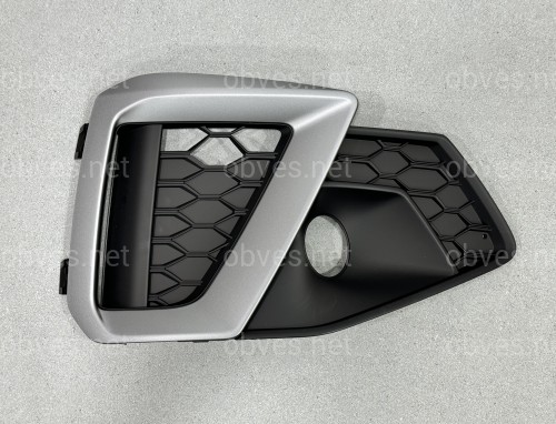 Правая накладка переднего бампера серая 8WD 807 682 M для Audi A4 B9 РЕСТАЙЛИНГ 2020-2023 Правая накладка переднего бампера серая 8WD 807 682 M для Audi A4 B9 РЕСТАЙЛИНГ 2020-2023