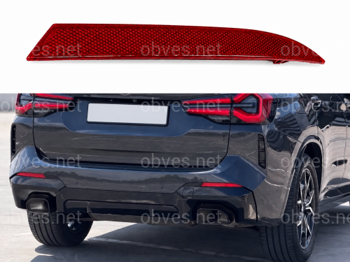 Правый катафот заднего бампера 63148083834 М ПАКЕТ BMW X3 G01 2022-2024 РЕСТ. Правый катафот заднего бампера 63148083834 М ПАКЕТ BMW X3 G01 2022-2024 РЕСТ.