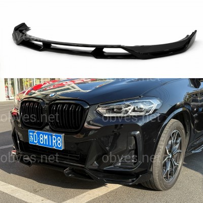 Юбка переднего бампера M-Performance для BMW X3 G01 / X4 G02 2022-2024