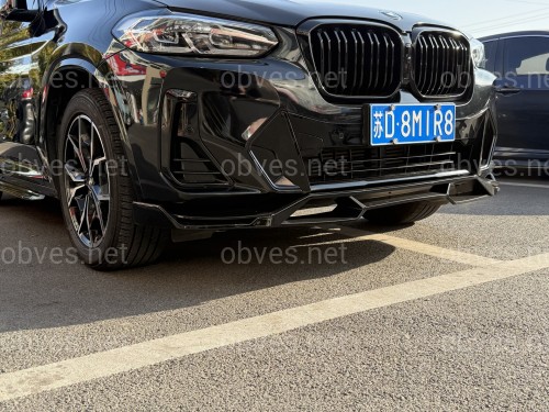 Юбка переднего бампера M-Performance для BMW X3 G01 / X4 G02 2022-2024