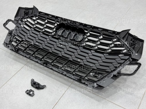 Решетка радиатора стиль RS4 для Audi A4 B9 2020-2024