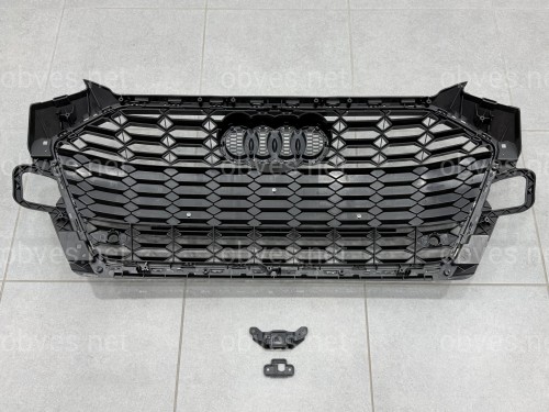 Решетка радиатора стиль RS4 для Audi A4 B9 2020-2024