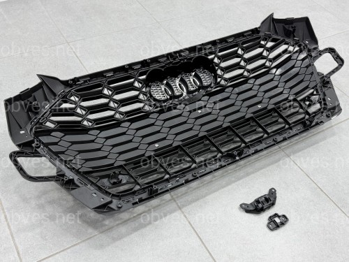 Решетка радиатора стиль RS4 для Audi A4 B9 2020-2024