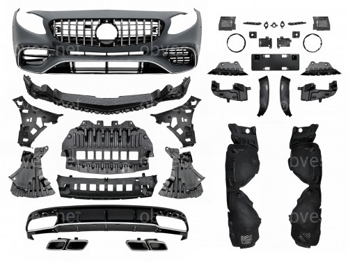 Комплект обвеса S63 AMG Mercedes S-class C217 Coupe 2014-2020 Комплект обвеса S63 AMG Mercedes S-class C217 Coupe 2014-2020