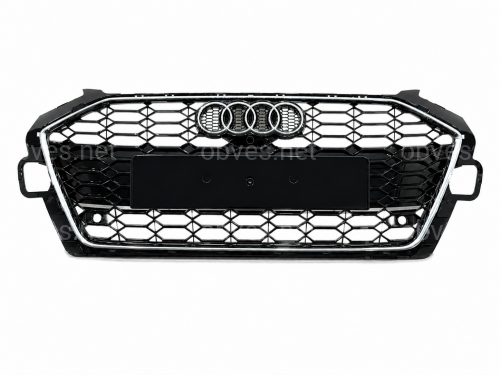 Решетка радиатора стиль RS4 для Audi A4 B9 2020-2024